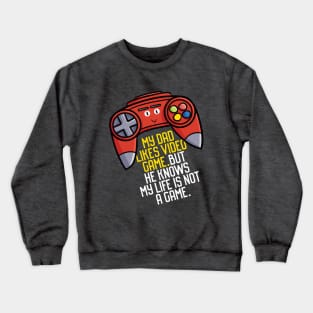 Gamer Daddy Crewneck Sweatshirt